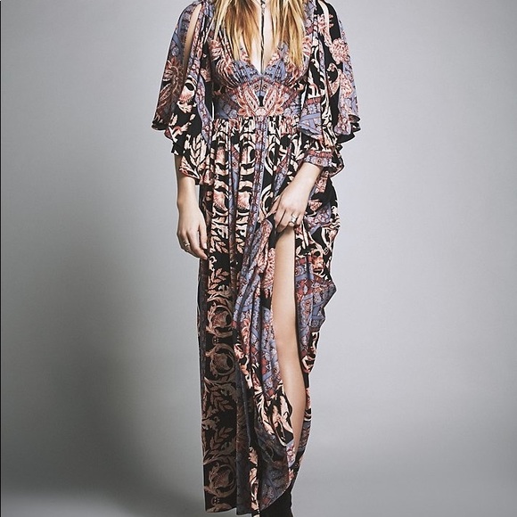 Mint velvet fern print boho dress Clearance